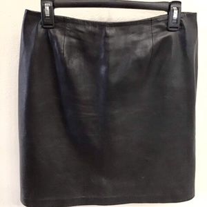 100% Leather Skirt